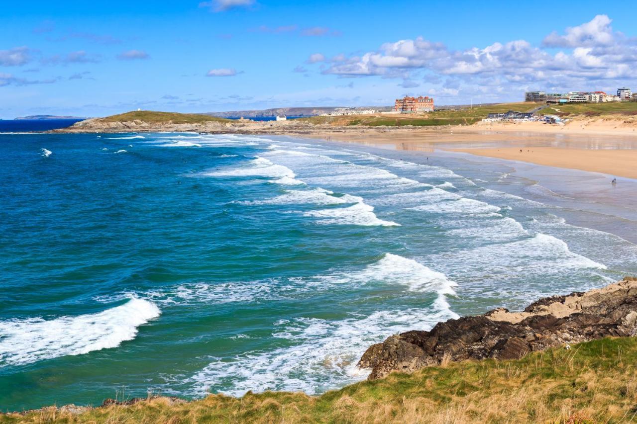 New Quay Fistral Beach Garden Apartment 3 מראה חיצוני תמונה